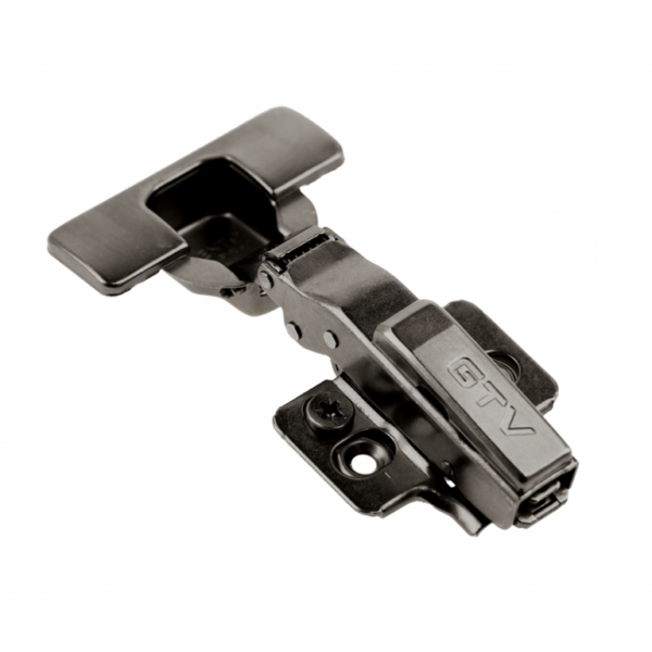 Cerniera Automatica d.35 Silento Pro 3D Chiusura Silenziosa Clip-On+Basetta 102°Collo Basso h=0 Nero | GTV